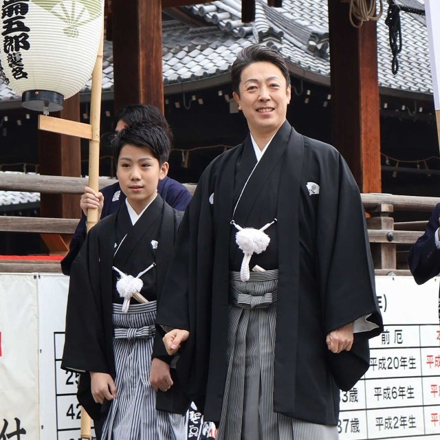 八代目尾上菊五郎と六代目尾上菊之助