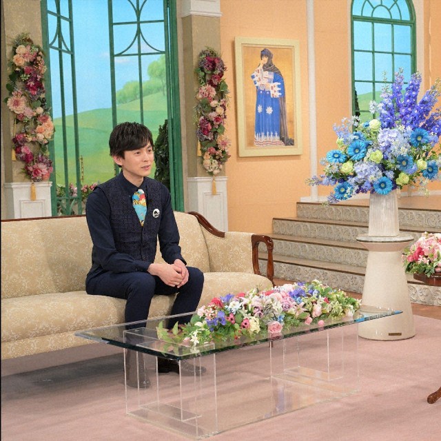 「徹子の部屋」    黒柳徹子(右)、片岡信和＝テレビ朝日提供
