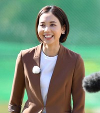 阪神取材に訪れたヒロド歩美アナウンサー