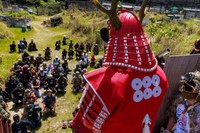 甲冑装備でイベントに参加している風景。 ※ソロミツさん提供