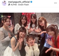 矢口真里インスタグラム（＠mariyaguchi_official）より