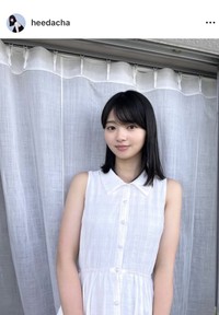 「アップトゥボーイ vol.344」（ワニブックス）掲載を告知する蒔埜ひな　蒔埜ひなのインスタグラム（@heedacha）より＝2024年9月26日投稿