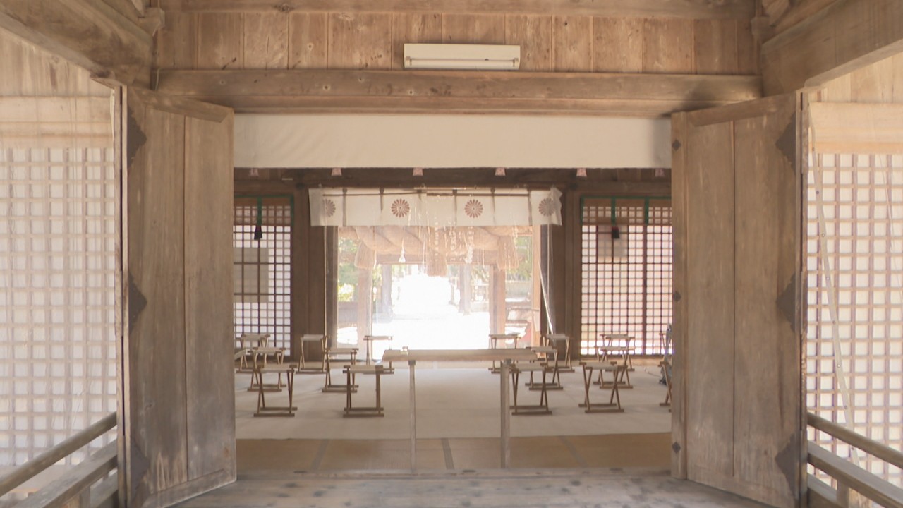 岡山・津山市の中山神社 拝殿と幣殿が国の登録有形文化財に