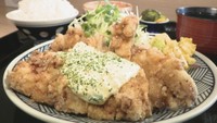 鶏の南蛮定食　食堂ワサンボン