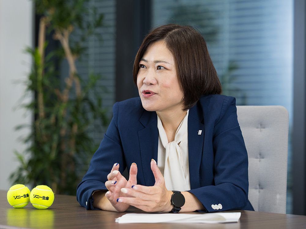 ソニー生命保険株式会社 調査広報部 広報課の山口真里さん
