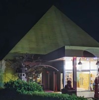 ピラミッド温泉宿です（提供：ﾊﾔﾐﾈさん）※画像は一部トリミング