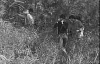 １９７０年の目撃時に現地を探索した神戸大学探検部（当時の探検部長だった大磯氏提供）