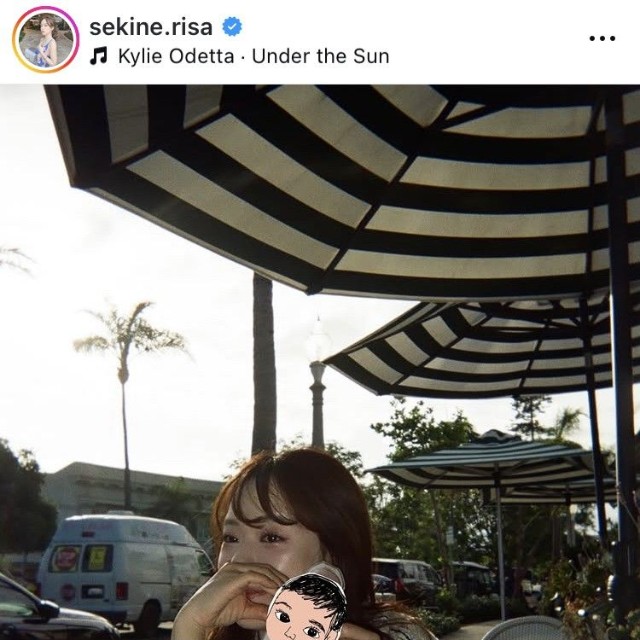 関根りさインスタグラム＠sekine.risaより