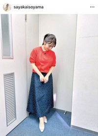 磯山さやかのインスタグラム＠sayakaisoyamaより