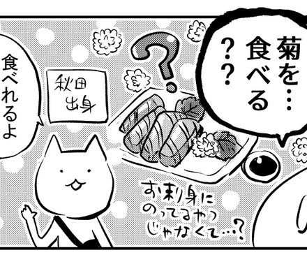 菊ってメインで食べれるの？（赤夏さん提供）