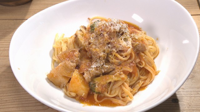 自家製生麺＋地元食材の絶品パスタ　人気は「トスサラダセット」　岡山【ほっとマルシェ】