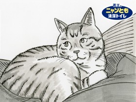 鉄拳さんがTwitter投稿の猫ちゃんをイラストに　保護猫活動の応援キャンペーン