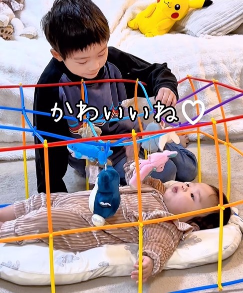 7歳差の妹に「かわいい♡」が止まらない…！（提供：＠iam_choc745さん）