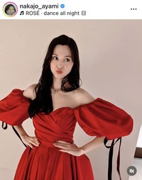 中条あやみのインスタグラム＠nakajo_ayamiより
