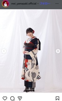 モーニング娘。'26　山﨑愛生のインスタグラム＠mei_yamazaki.officialより