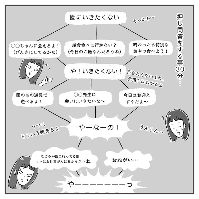 【漫画】『娘にチックがでた話』20（柿ノ種まきこさん提供）