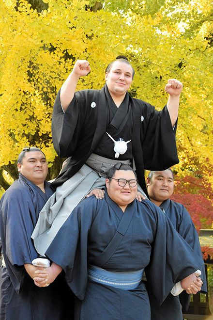 Ukrainian sumo star Aonishiki started young on journey to Japan