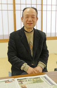「常日頃から備える大切さを語りたい」と話す國分住職（金沢市内）
