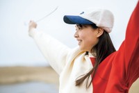 天野きき「週刊少年マガジン」（講談社）24年3・19号より＝撮影・藤本和典、スタイリング・葉月、ヘアメイク・澤田果歩、コーディネイト ・福澤卓弥、デザイン・坂上和也（banjo）
