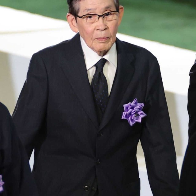 故・長嶋茂雄さんの葬儀に訪れた萩本欽一さん＝2025年撮影
