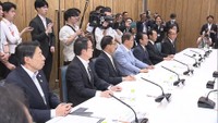 石破総理と知事の意見交換会　総理官邸・9日