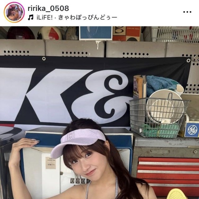 森脇梨々夏インスタグラム＠ririka_0508より