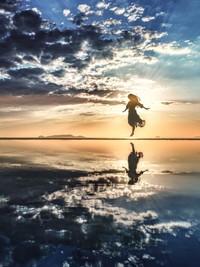 息をするのも忘れそうなほど美しいリフレクション（提供：はるはらさん）