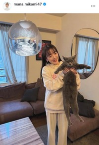 三上真奈インスタグラム(@mana.mikami47)より
