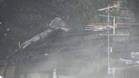 火事の現場