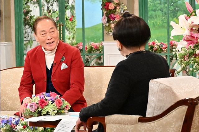 「徹子の部屋」　黒柳徹子（右）、ヨネスケ＝テレビ朝日提供