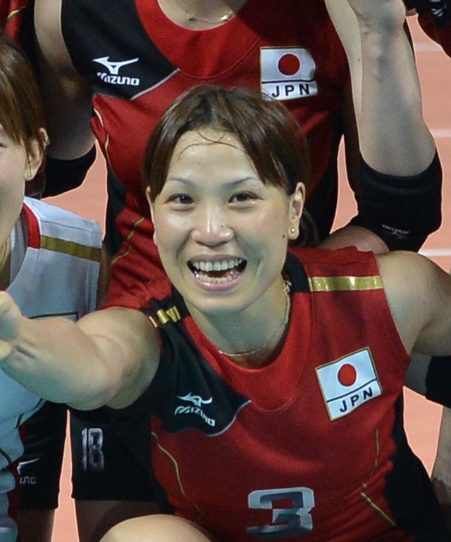 元女子バレー日本代表の竹下佳江さん（2012年撮影）