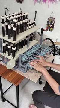 鍵盤に見立てたレバーを押すと、美しい音色が奏でられはじめました――。 ※創さんのX動画より抜粋