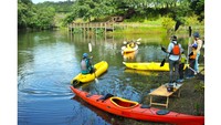 アウトドアパークin讃岐まんのう公園でカヤック体験