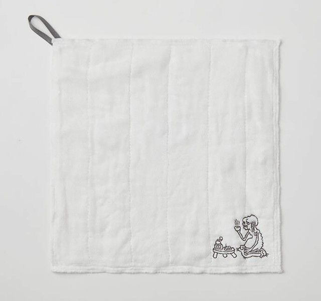 蚊帳生地ふきんは奈良の特産品。清潔感あふれるたたずまいがキャラクターのイメージともマッチ！？（提供写真）