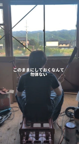 ホコリをかぶった工具でDIYリノベーションを決意（野澤さん提供、Instagramよりキャプチャ撮影）