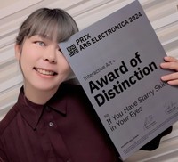 国際メディアアートフェスティバル「Ars Electronica」で準グランプリを獲得したRibさん（Ribさん提供）