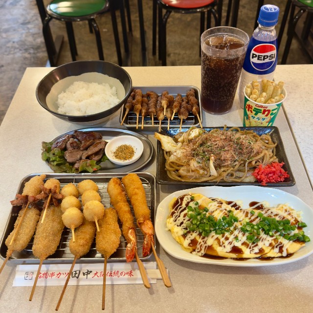 別の日の夕食～1人で『串カツ田中』　税込6028円～／トラネコさん（@FIRE60028219）提供