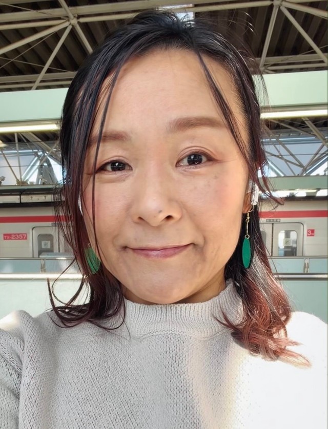 AIの提案を再現したメイク／aoさん提供