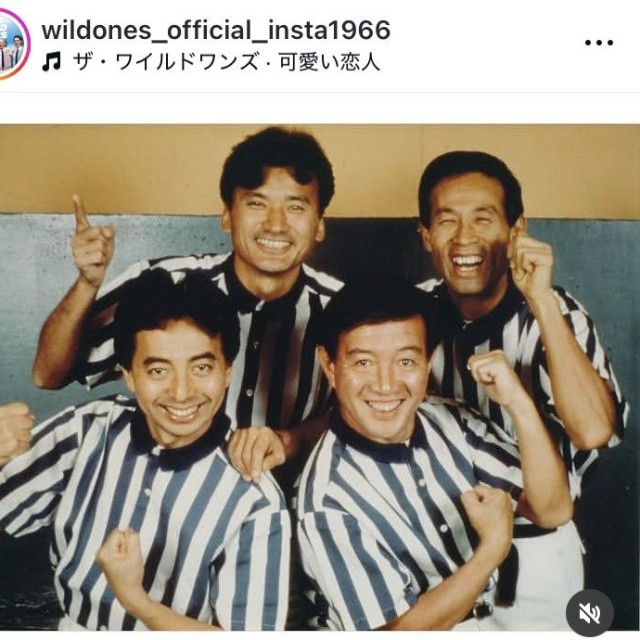 ザ・ワイルドワンズのインスタグラム＠wildones_official_insta1966より