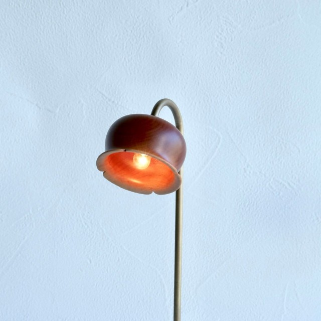 田中さんの作品「森の灯 - 輪花 -」
