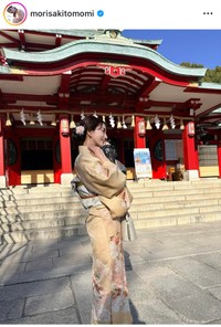 森咲智美インスタグラム＠morisakitomomiより