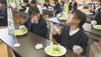 引田小学校で行われた出前授業の様子（東かがわ市引田　12日）