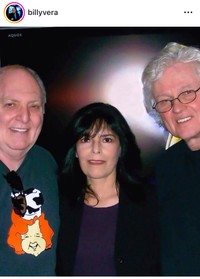 チップ・テイラーさんとイヴィー・サンズと　ビリー・ヴェラのインスタグラム＠billyveraより