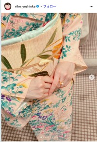 吉岡里帆のインスタグラム@riho_yoshiokaより