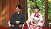 言うことなすこと“なんか変”な夫（左）と、そこに惹かれてしまった妻＝「新婚さんいらっしゃい！」8月31日放送回よりⓒABCテレビ