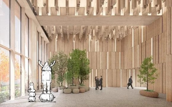 「日本橋本町三井ビルディング &forest」アートイメージ