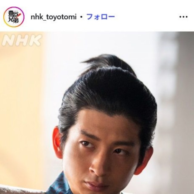 大河ドラマ「豊臣兄弟！」のインスタグラム@nhk_toyotomiより　信長の弟･信勝の長男、織田信澄役の緒形敦