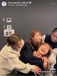 矢口真里インスタグラム（＠mariyaguchi_official）より