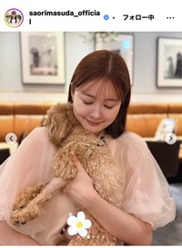 増田紗織アナウンサーのインスタグラム＠saorimasuda_officialより