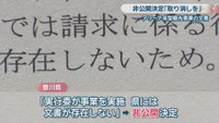 非公開決定通知